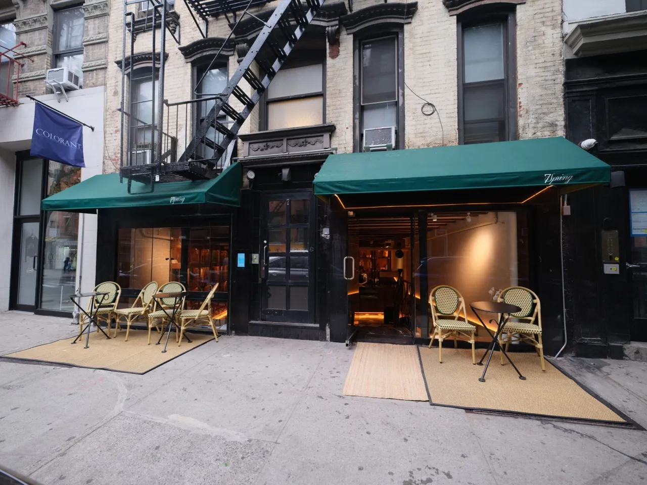 The 7 Spring storefront on Spring Street.